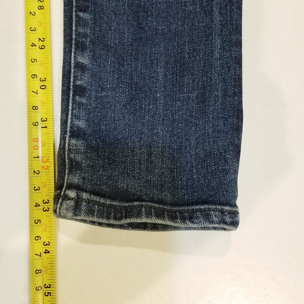 Helmet Lang Neo Vintage Blue Jeans Extra Long Super Skinny Sz 27 - Picture 13 of 15